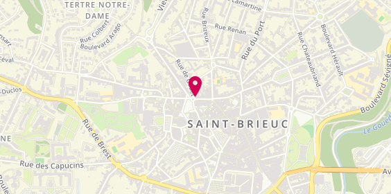 Plan de Triangle Intérim, 1 Rue Houvenagle, 22000 Saint-Brieuc