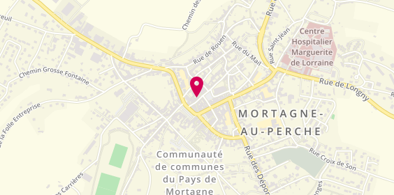 Plan de Manpower, 13 Rue Notre Dame, 61400 Mortagne-au-Perche