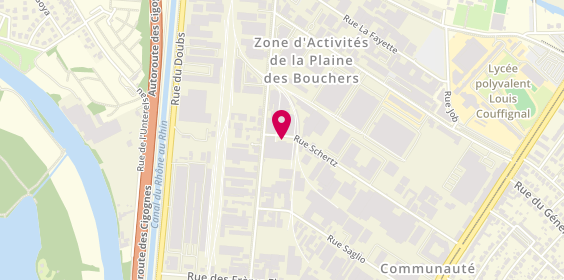 Plan de Adecco Onsite Solutions, 5 Rue Schertz, 67100 Strasbourg