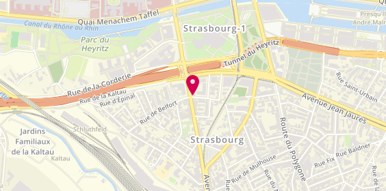 Plan de Pns Interim Strasbourg, 39 Route de l'Hôpital, 67100 Strasbourg