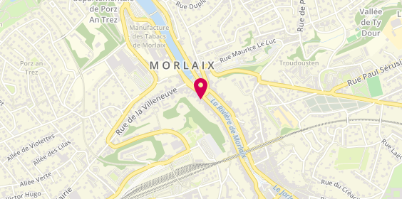 Plan de Interaction, 25 place Charles de Gaulle, 29600 Morlaix