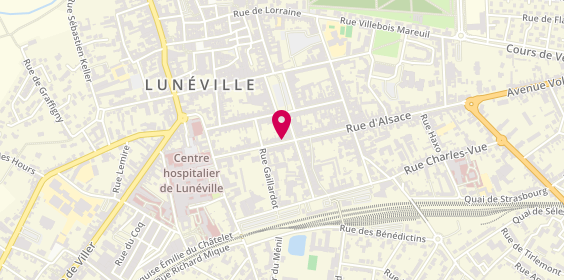 Plan de Adecco, 33 Rue de Sarrebourg, 54300 Lunéville