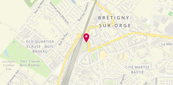Plan de DOMINO Missions Brétigny, 14 Rue d'Estienne d'Orves, 91220 Brétigny-sur-Orge