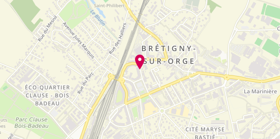 Plan de Leader Intérim et Recrutement CDI Brétigny-sur-Orge, 8 Rue de la Paix, 91220 Brétigny-sur-Orge