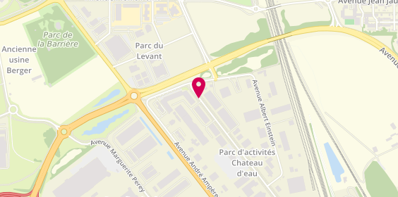 Plan de Adecco, Zone Industrielle 601 Avenue Blaise Pascal, 77550 Moissy-Cramayel