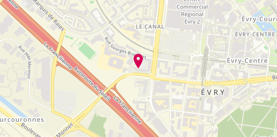 Plan de Aquila Rh, 317 square des Champs Elysées, 91080 Évry-Courcouronnes