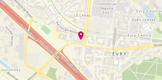 Plan de Manpower, 338 square des Champs Elysées, 91000 Évry-Courcouronnes