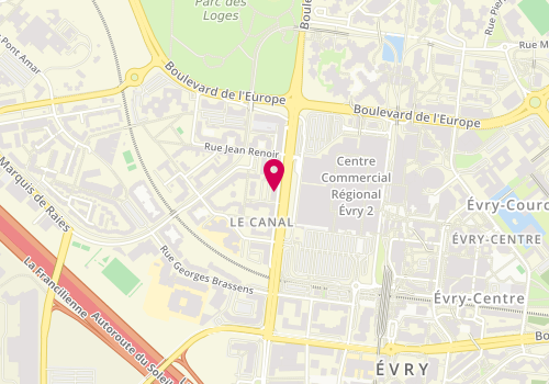Plan de Samsic Emploi Évry, Immeuble " Les Champs Elysées
60 allée des Champs Elysées, 91080 Évry-Courcouronnes