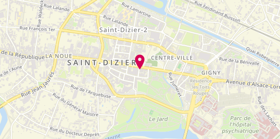 Plan de Triangle Intérim Saint-Dizier, 5 Rue Marie Stuart, 52100 Saint-Dizier