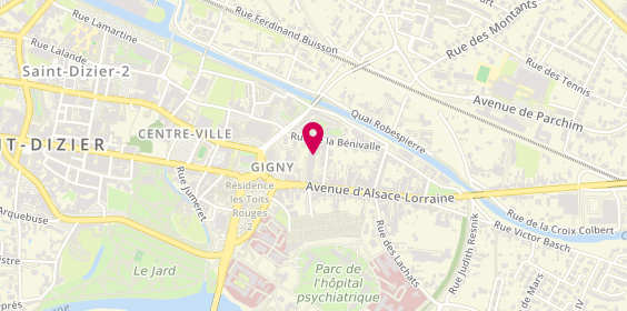 Plan de Tsi 52, 61 avenue d'Alsace Lorraine, 52100 Saint-Dizier