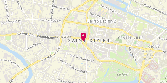 Plan de Adéquat Intérim, 5 Bis Rue de la Commune de Paris, 52100 Saint-Dizier