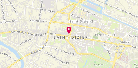 Plan de Adecco, 7 avenue Marius Cartier, 52100 Saint-Dizier
