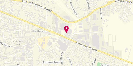 Plan de Artus Interim Avranches, 55 Rue de la Division Leclerc, 50300 Avranches