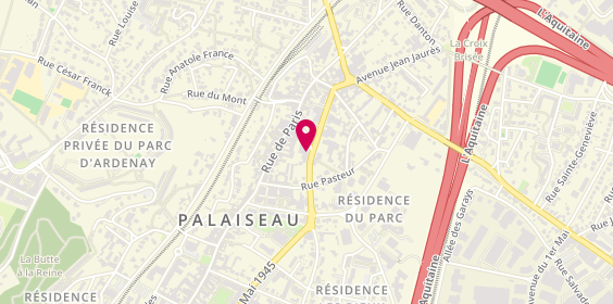Plan de Adecco, 14 Rue Victor Hugo, 91120 Palaiseau