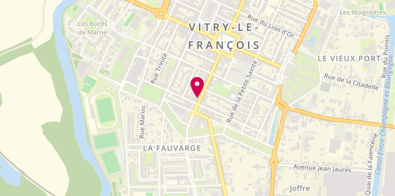 Plan de Manpower, 3 Rue Aristide Briand, 51300 Vitry-le-François