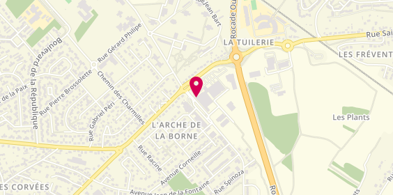 Plan de R.A.S Intérim Dreux, 1 avenue Marc Chappey Cellule Cj, 28500 Vernouillet