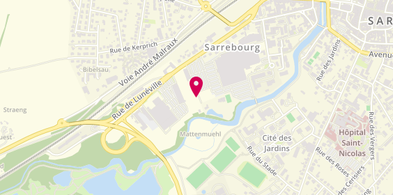 Plan de Experteam57, 23 Rue de Lunéville, 57400 Sarrebourg