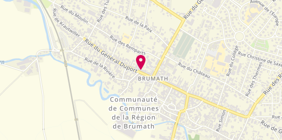 Plan de Ovalie Brumath, 14 Rue du Général Duport, 67170 Brumath
