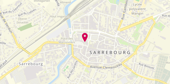 Plan de Manpower Sarrebourg, 32 place du Marché, 57400 Sarrebourg