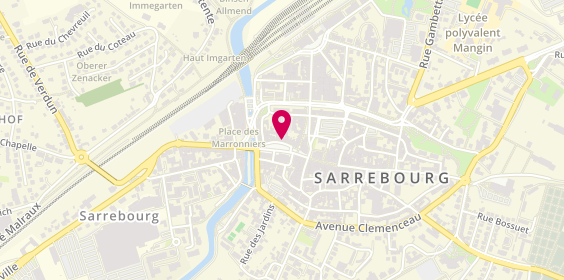 Plan de Crit Sarrebourg, 18 place du Marché, 57400 Sarrebourg