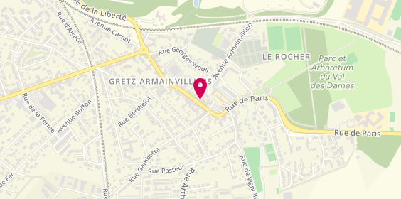 Plan de Ergalis Grande Distribution Tournan, 28/30 Rue de Paris, 77220 Gretz-Armainvilliers