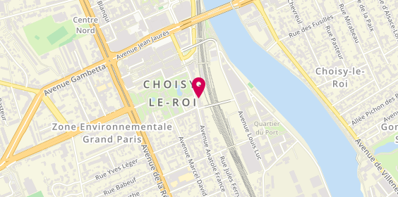 Plan de Adecco BTP Choisy-Le-Roi, 33 avenue Anatole France, 94600 Choisy-le-Roi