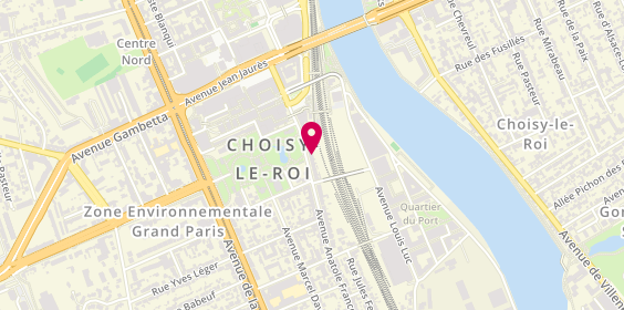 Plan de Vision Intérim Choisy-le-Roi, 29 avenue Anatole France, 94600 Choisy-le-Roi