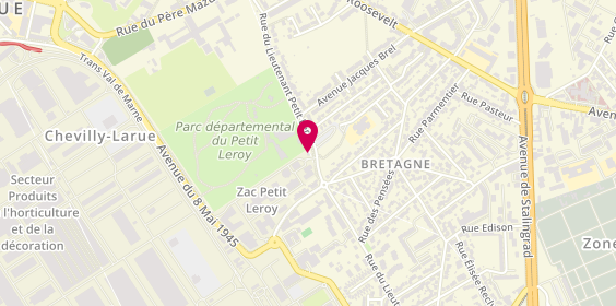 Plan de GOAL Emploi Flandre, 106 Rue du Lieutenant Petit le Roy, 94550 Chevilly-Larue