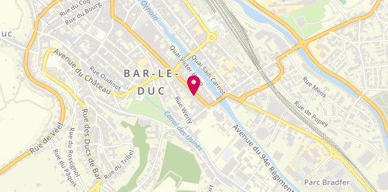 Plan de Adecco, 93 Boulevard de la Rochelle, 55000 Bar-le-Duc