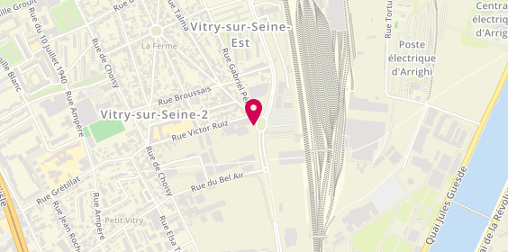 Plan de Nexus Recrutement, 135 Rue Léon Geffroy, 94400 Vitry-sur-Seine