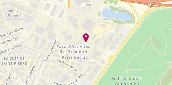 Plan de Axxis Intérim et Recrutement Idf Sud Ouest Btp, Rond-Point de l'Épine des Champs Batiment C, 78990 Élancourt
