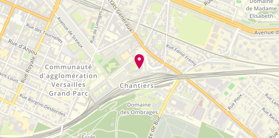 Plan de Stop & Work - Versailles Chantier, 2-12 Parv. Colonel Arnaud Beltrame, 78000 Versailles