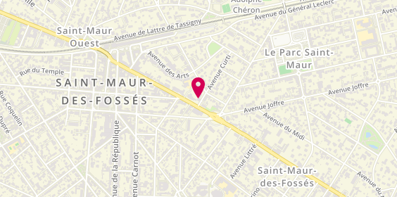 Plan de Hissez O Intérim & CDI, 3 avenue Curti, 94100 Saint-Maur-des-Fossés