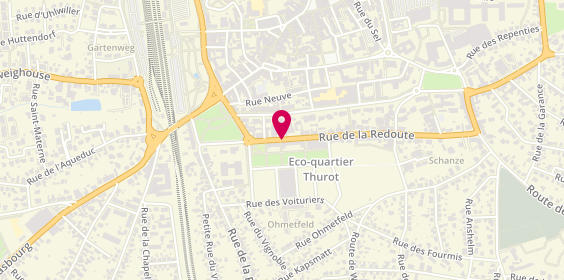 Plan de 5RONE, Quartier Thurot
39 Rue de la Redoute, 67500 Haguenau
