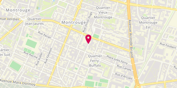 Plan de Bbi Paris - Montrouge, 112 Avenue Henri Ginoux, 92120 Montrouge