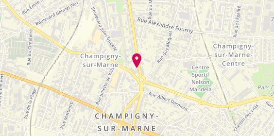 Plan de Domino Missions RH Champigny-sur-Marne, 1 avenue de la République, 94500 Champigny-sur-Marne