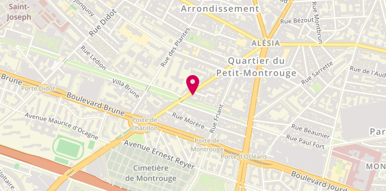 Plan de Dps, 35/37 avenue Jean Moulin, 75014 Paris