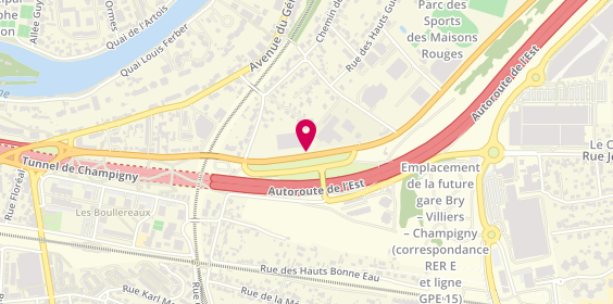 Plan de Tkcare Interim, 309 avenue du Général de Gaulle, 94500 Champigny-sur-Marne