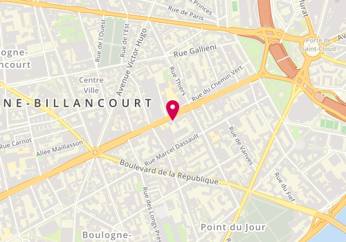 Plan de Castor Network, 65 avenue Edouard Vaillant, 92100 Boulogne-Billancourt