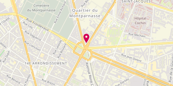 Plan de Partnaire, 110 Avenue Denfert Rochereau, 75014 Paris