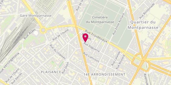 Plan de Altitude Technique Paris, 92 Rue Daguerre, 75014 Paris