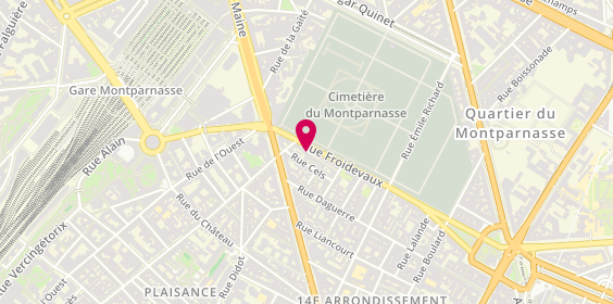 Plan de Arkos, 71 Rue Froidevaux, 75014 Paris