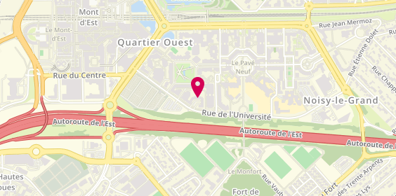 Plan de Crit Noisy le Grand, 17 Rue de l'Université, 93160 Noisy-le-Grand