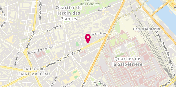 Plan de Adecco Medical, 26 Boulevard Saint Marcel, 75005 Paris