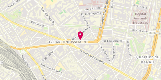 Plan de Vision Interim, 1 Rue Doct Goujon, 75012 Paris
