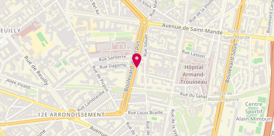 Plan de Sbc Insertion, 36 Boulevard de Picpus, 75012 Paris