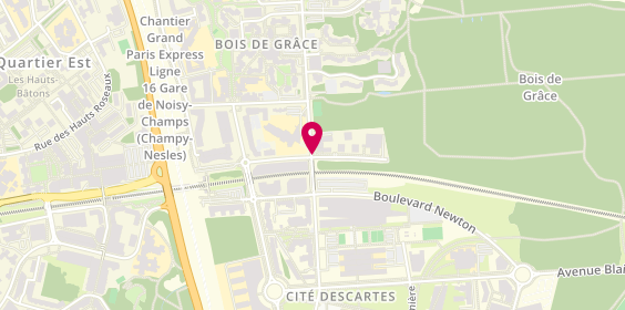 Plan de Assistra Conseil en Recrutement et Miss, 11 Boulevard Archimède, 77420 Champs-sur-Marne