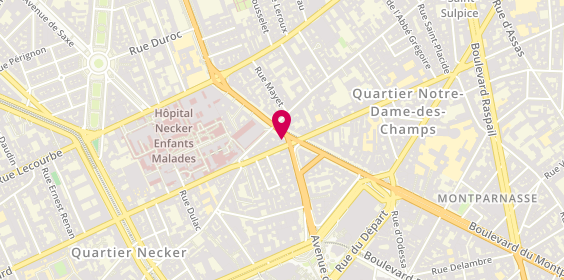 Plan de Optineris, 38 Boulevard du Montparnasse, 75015 Paris