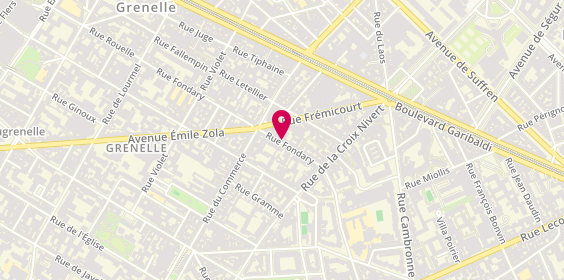 Plan de Access Interim, 71 Rue Fondary, 75015 Paris