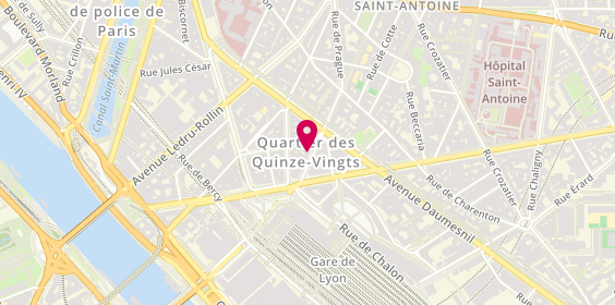 Plan de Sofitex Medical Sofitex Experts, 7 Rue Abel, 75012 Paris
